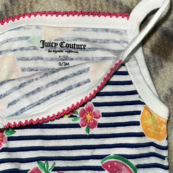 NWOT Juicy Couture Los Angeles California baby size 0-3 months KIDS RN#130323 - Picture 5 of 9